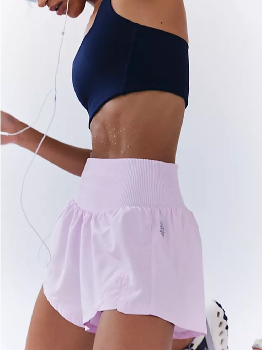 Free People Movement Carpe Diem Shorts in Powder Pink